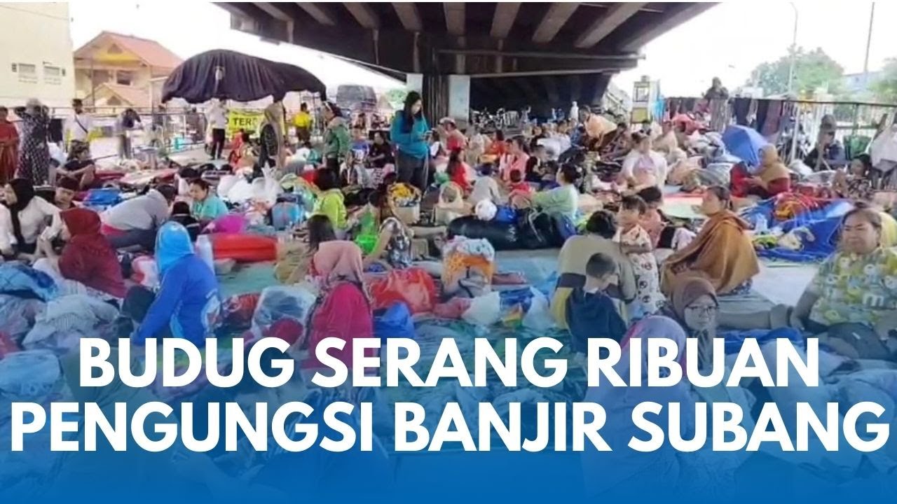 PANTURA SUBANG NYARIS TENGGELAM! Warga Diserang Budug Kini Ngungsi di Kolong Jembatan