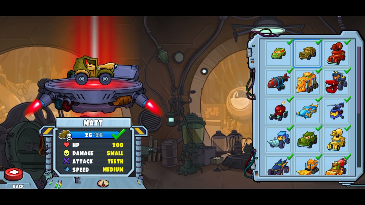 enemies cars showcase  car eats car 2 *updated*