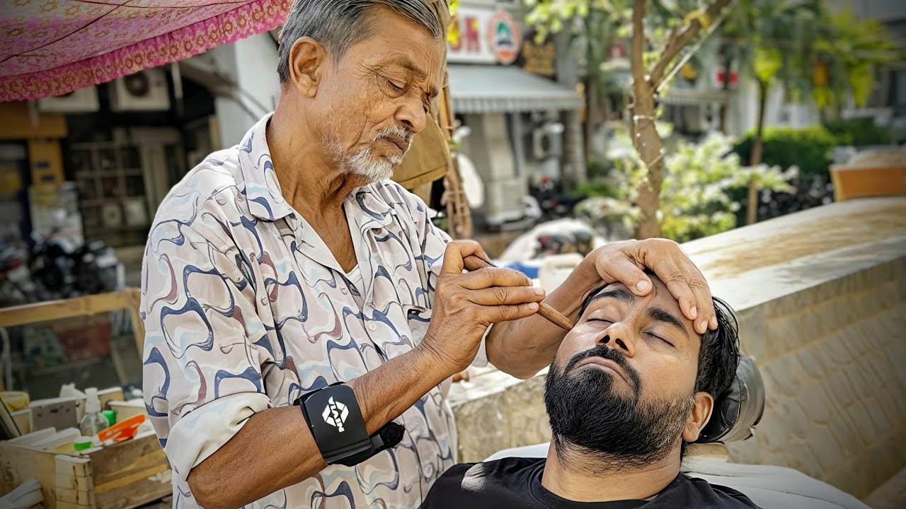 ASMR Barber Waris - Magical Brain🧠 Relaxing Head & Back Massage (For Instant Sleep)