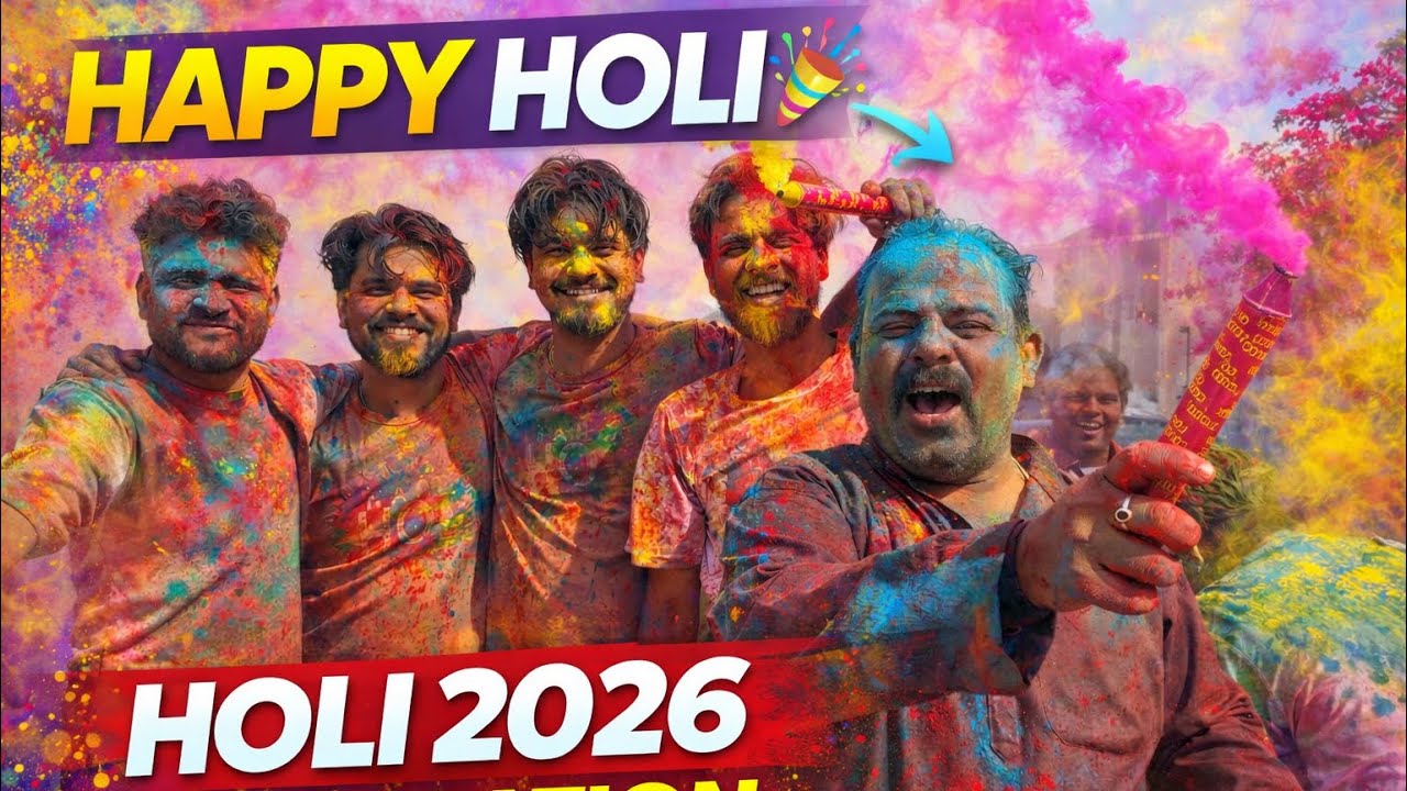 Village Holi 2026 | Colors, Fun with family 🫟👾😂
