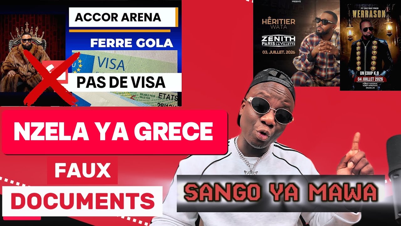 FERRE GOLA AZANGI VISA AKO KOTA MAKOLO NA FRANCE A PARTIR YA GRECE