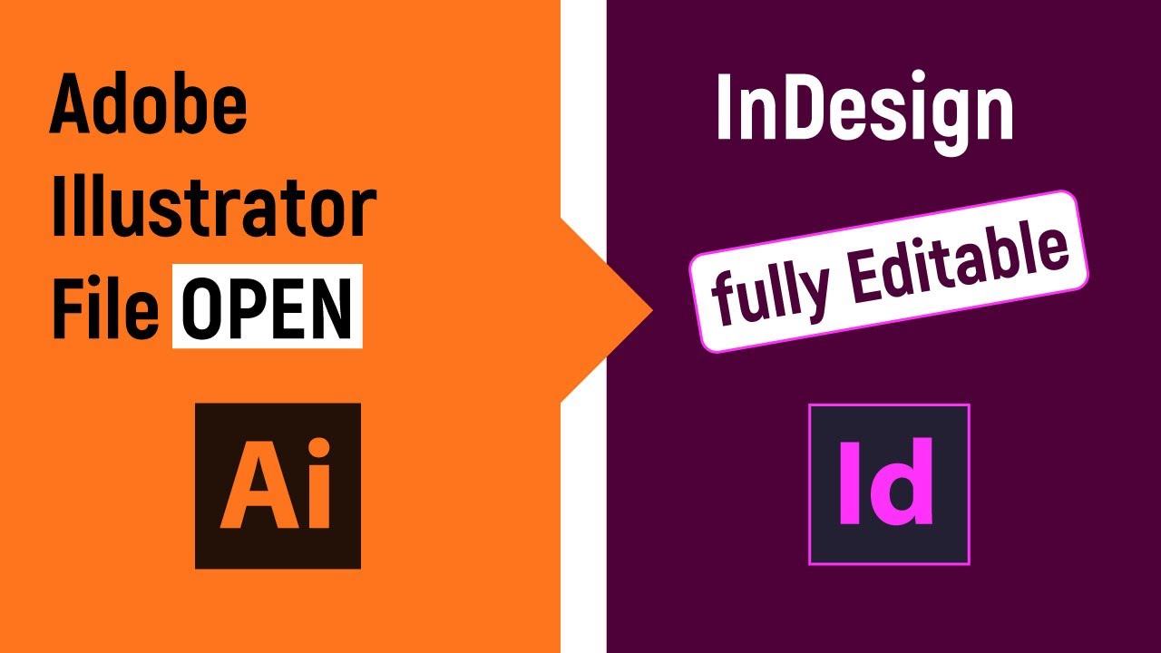 illustrator file into indesign