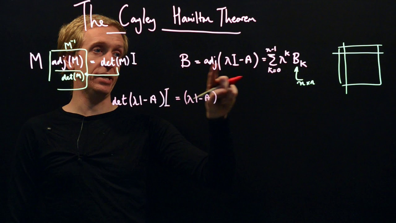 Proving the Cayley Hamilton Theorem