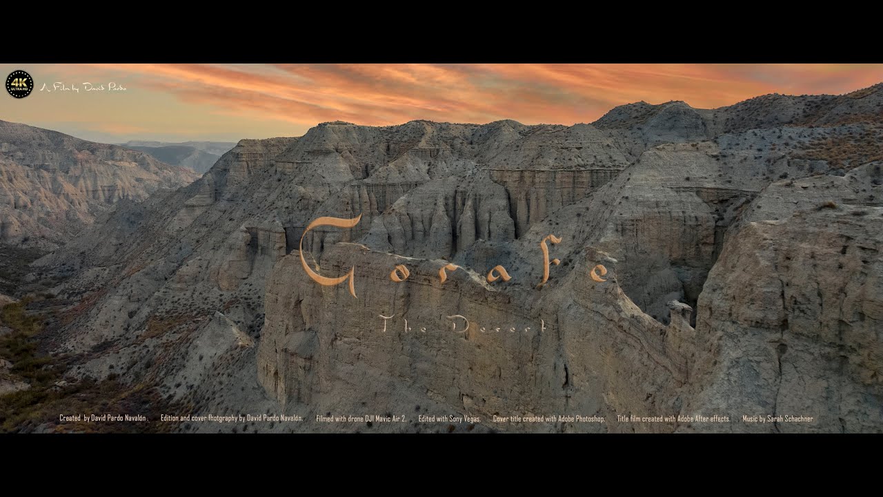 Gorafe El desierto-Granada-DJI film 4k