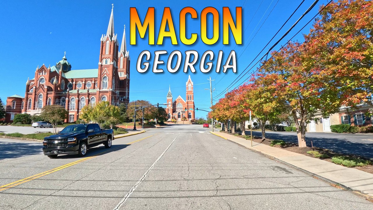Macon Georgia Driving Through