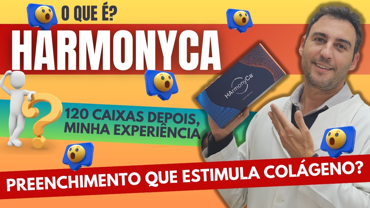 O que é o HARMONYCA ? Ácido hialurônico e hidroxiapatita juntos?  Minha experiência completa!!!