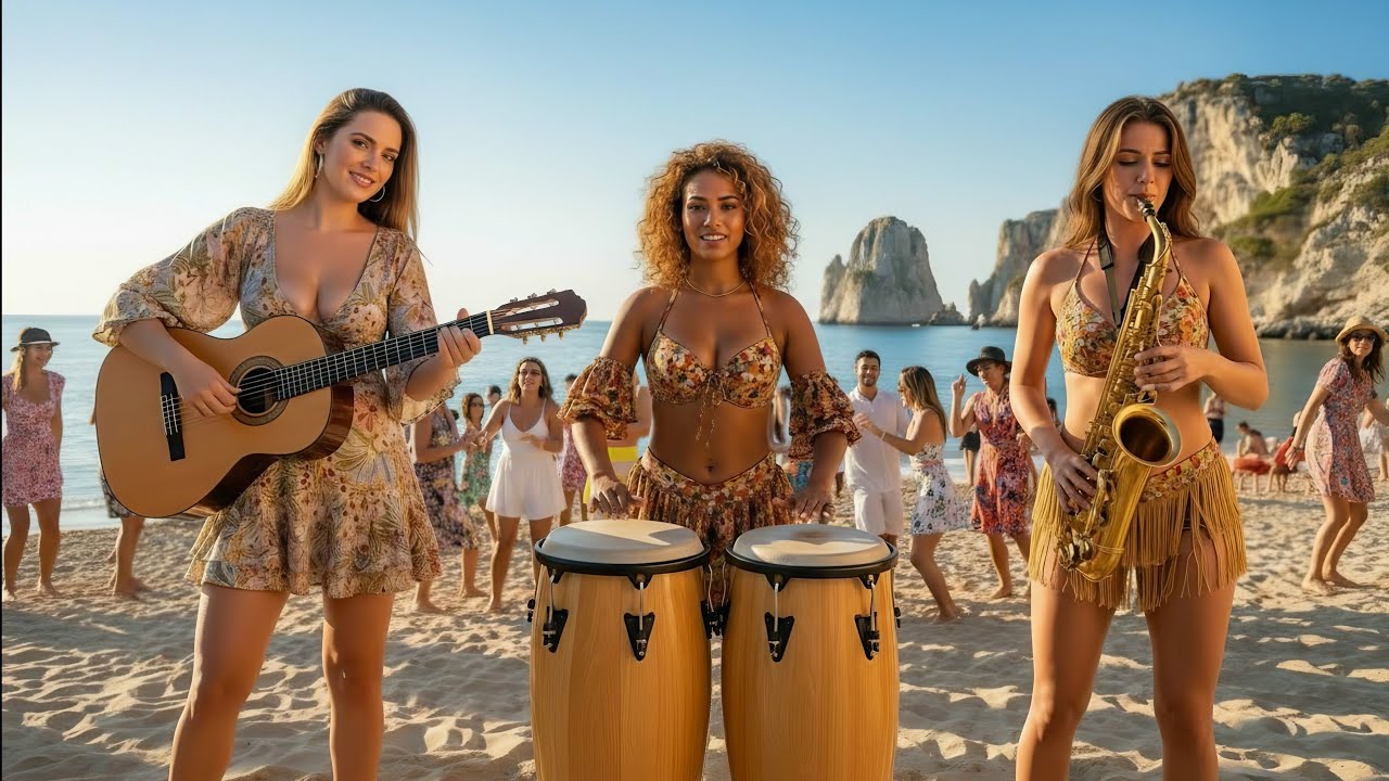 Spectacular Chill Instrumental – Flamenco Guitar Energy with Caribbean & Smooth Sax