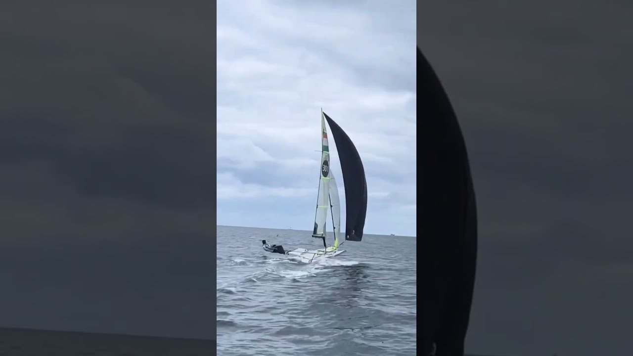 49er sailing