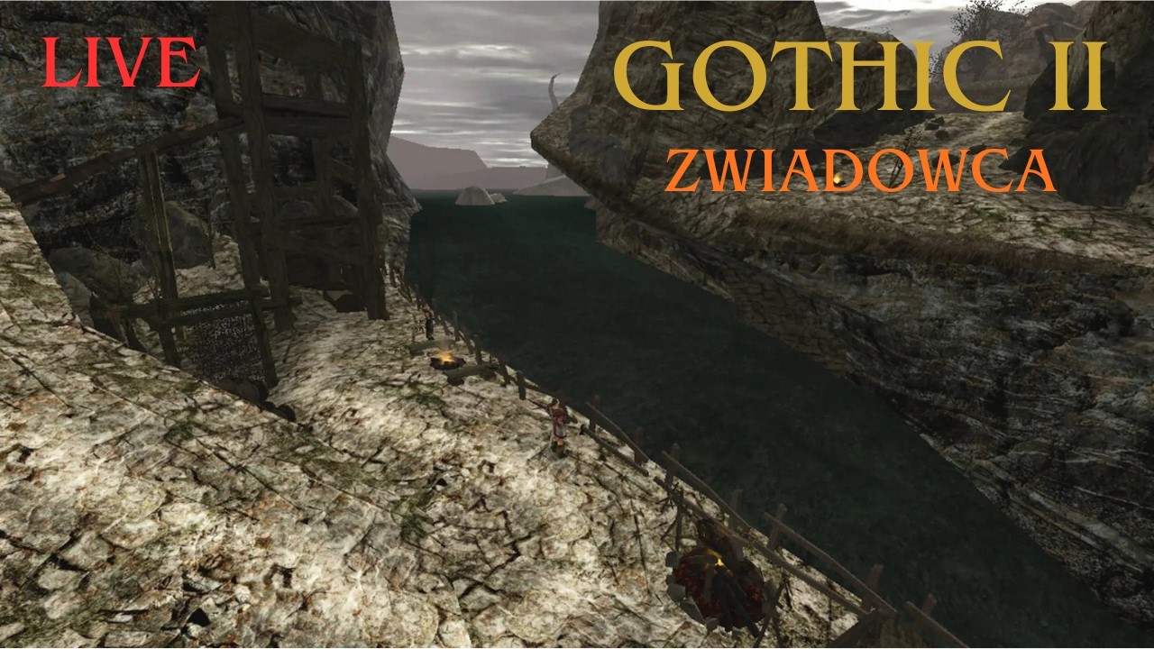 GOTHIC 2 - ZWIADOWCA 🟢POCZĄTEK PRZYGÓD JERGANA 🔴NA ŻYWO #1