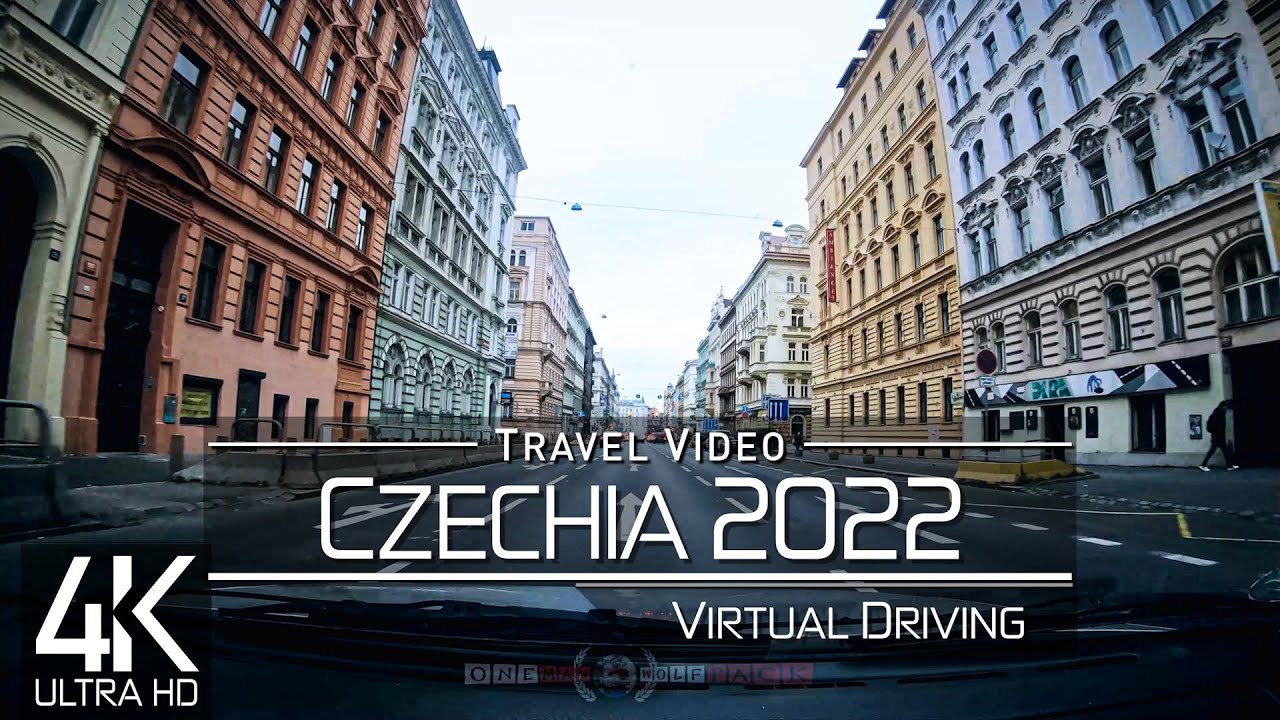 【4K 60fps】🇨🇿 &frac12; HOUR RELAXATION FILM: 🚗 &laquo;Driving in Prague (Czechia)&raquo; Ultra HD 📺 UHD 2160p Ambient TV
