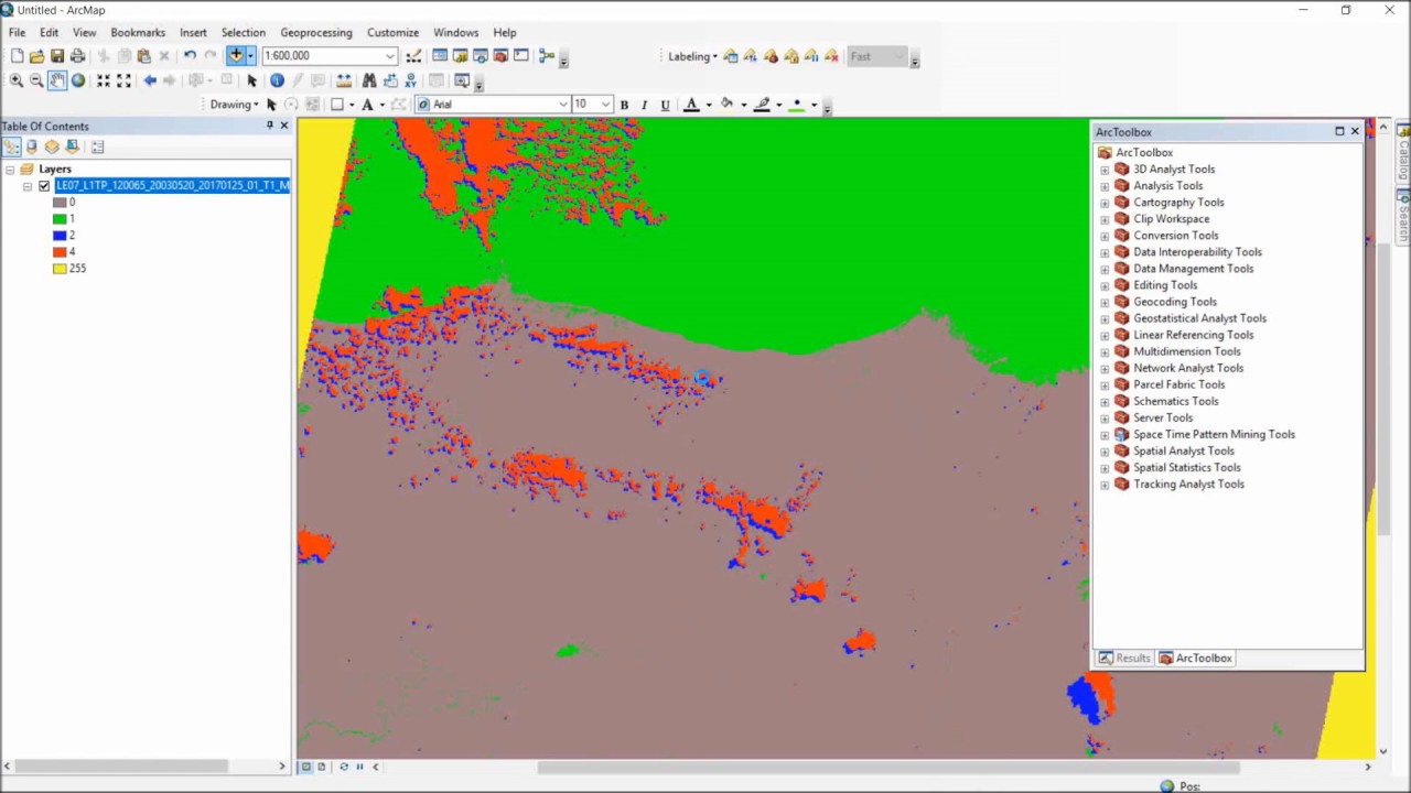 Masking and Classify clouds in satellite imagery using fmask