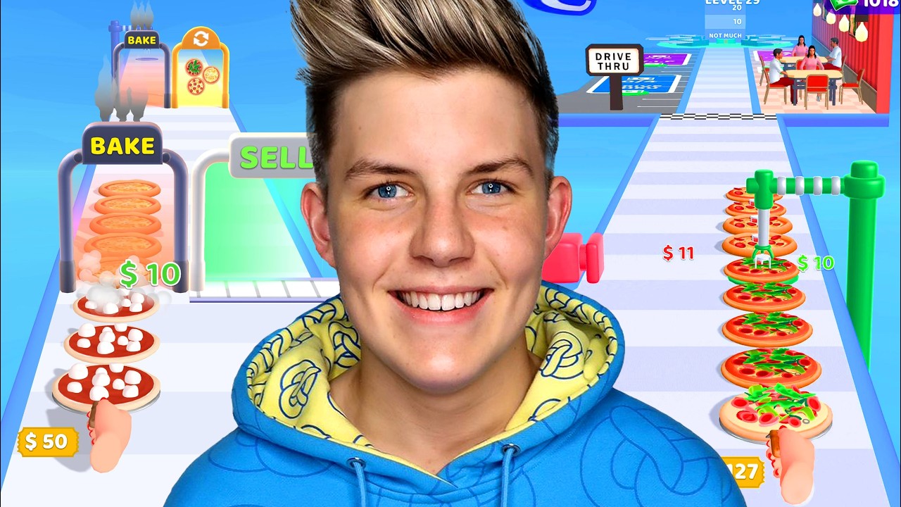NOOB vs PRO vs HACKER in I Want Pizza! Prezley