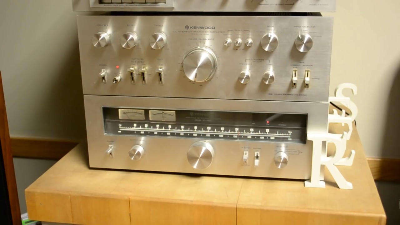 Vintage Kenwood Stereo System with Klipsch Heresy Speakers