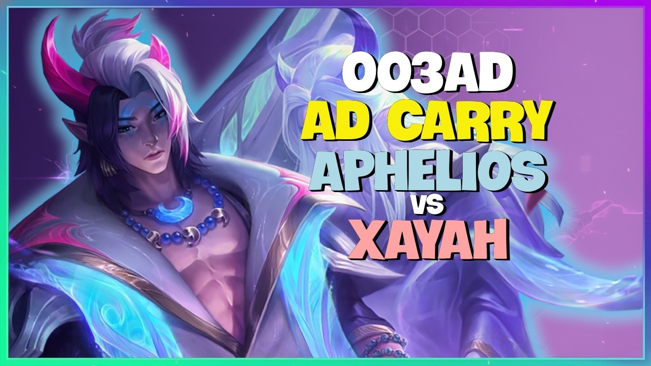 Rank 1 Aphelios : This Dude is CLEANly CRUSHING the Xayah Matchup in Challenger Elo