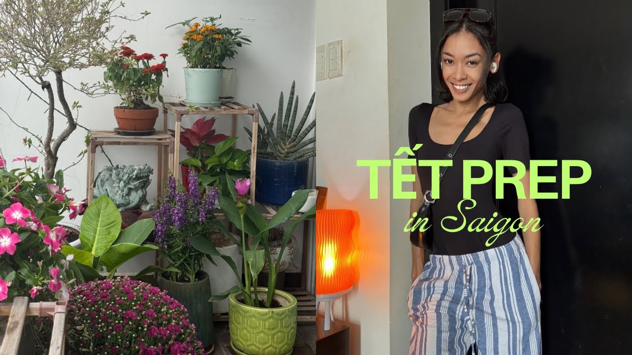 Tết Prep 🧧🎋🌹 More Flowers For My Balcony😌