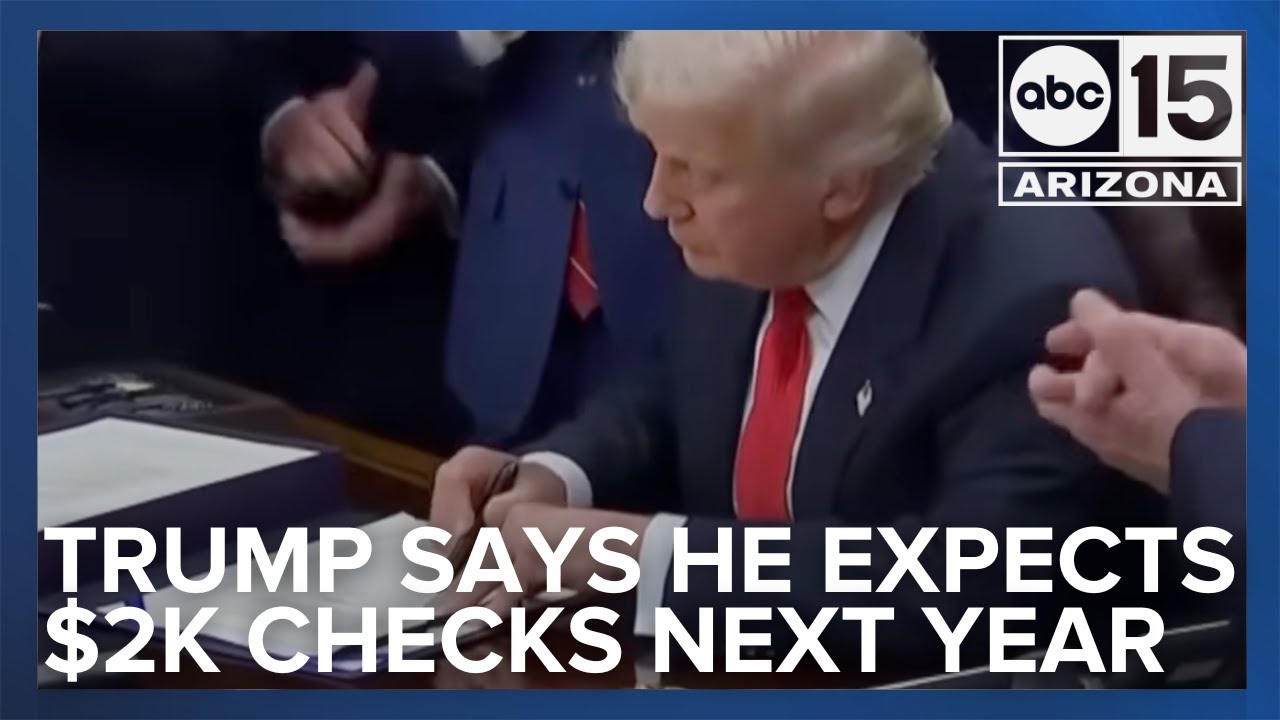 Trump says no $2,000 checks before Christmas but expects them to go out next year