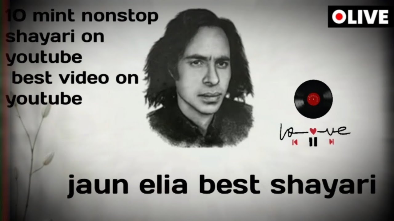 9 February 2026  BEST SHAYARI ON YOUTUBE BY JAUN ELIA SHAYARI 🦋✨️❤️‍🩹
