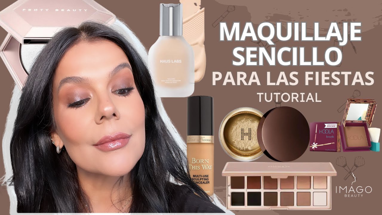 Tutorial Maquillaje sencillo para las fiestas.