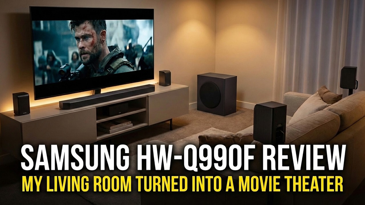 Samsung HW-Q990F Review: My Living Room Turned Into a Movie Theater