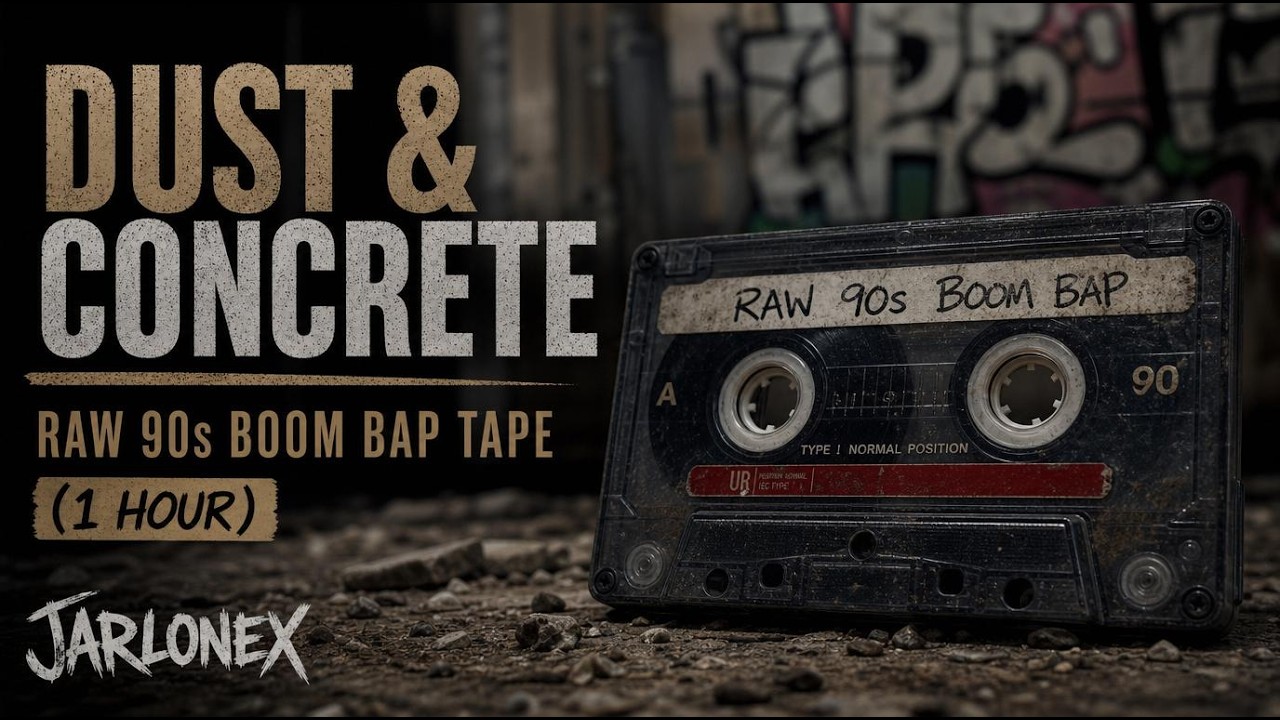 Dust & Concrete – Raw 90s Boom Bap Tape (1 Hour) | JARLONEX