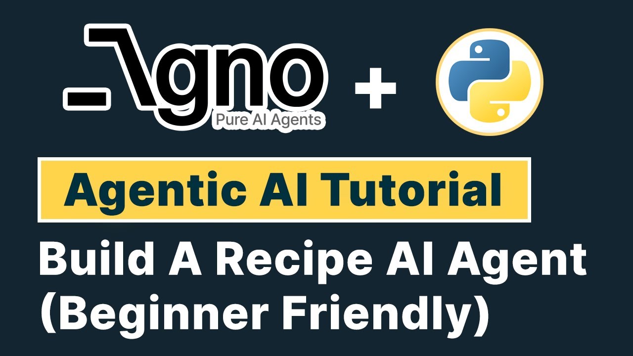 Agentic AI Project - Recipe AI Agent To Search Recipes From the Web | Agno AI Agent Tutorial