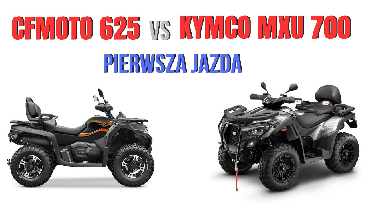 CF MOTO 625 против Kymco MXU 700 — первые впечатления.