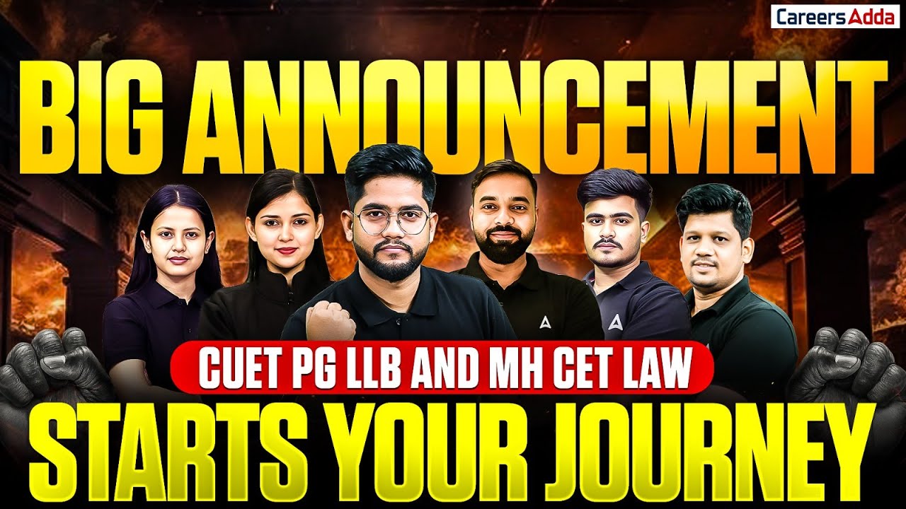 CUET PG LLB, MH CET Law, PU, AU, JMI & Other Law Entrance Exams | Big Important Announcement 📢