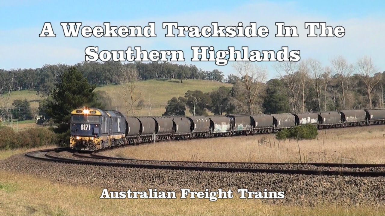 An Array Of Freight Trains: A Weekend Trackside In The Southern Highlands, NSW: Australian Trains