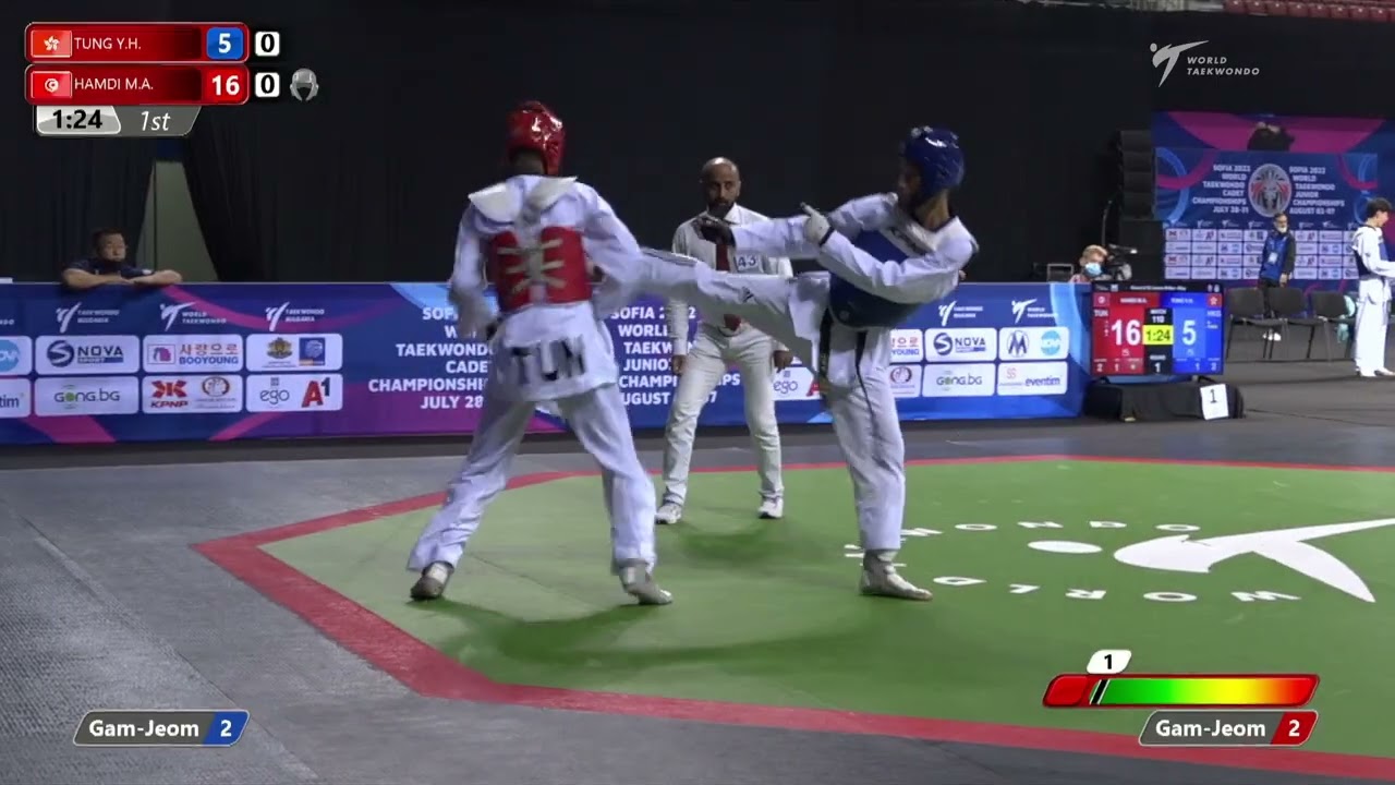 110 R32 Men  63kg HKG TUNG Y H  TUN HAMDI M A