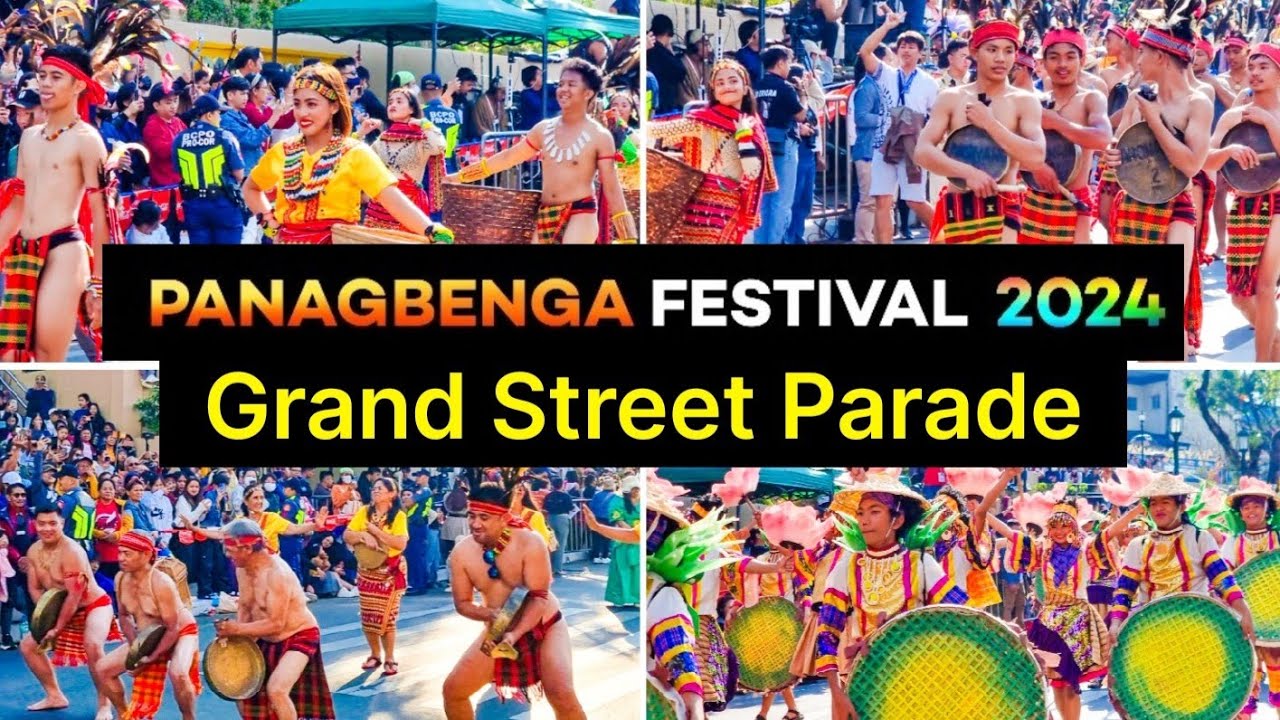 Panagbenga Festival 2024! GRAND STREET PARADE! Session Road - PART 2 #PanagbengaFestival