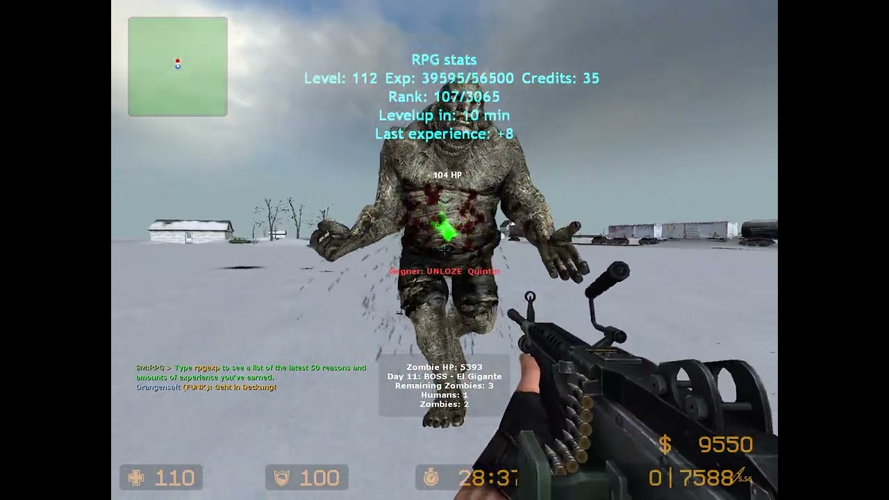 Counter-Strike: Source - Zombie Horror Boss Fight 2025 | Zombie Riot #2