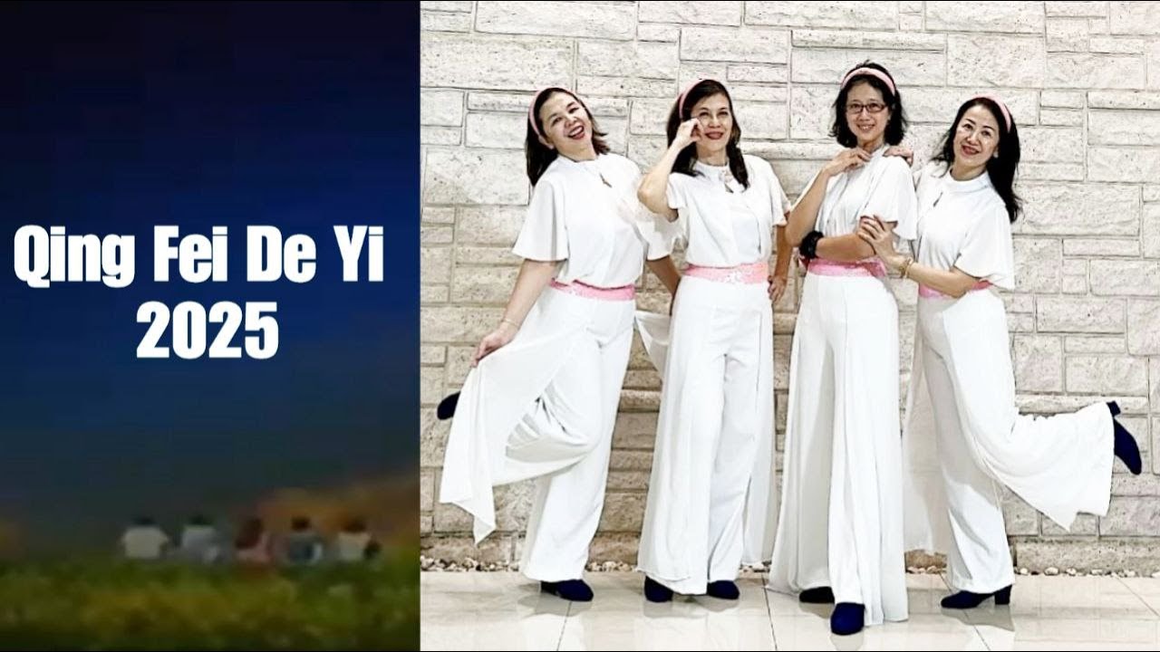 Qing Fei De Yi 2025 Line Dance (demo & count)