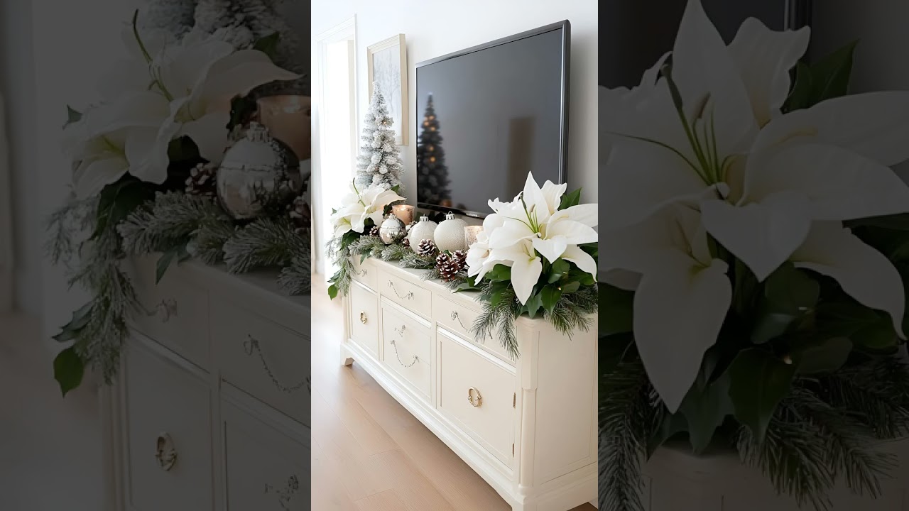 21 Trendy Tv Stand Christmas Decor Ideas To Inspire You