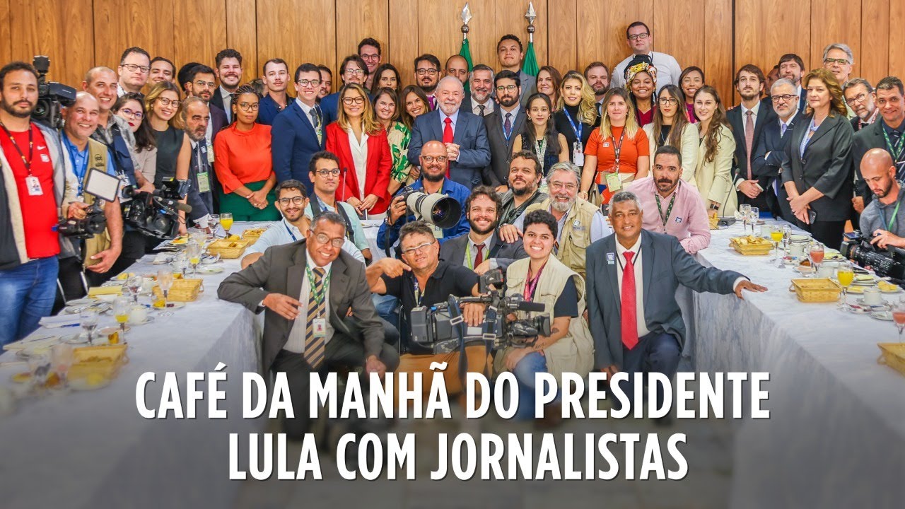 Café da manhã do presidente Lula com jornalistas