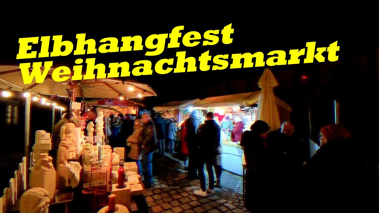 Elbhangfest Weihnachtsmarkt 🎄 | Festliche Stimmung in Dresden-Loschwitz