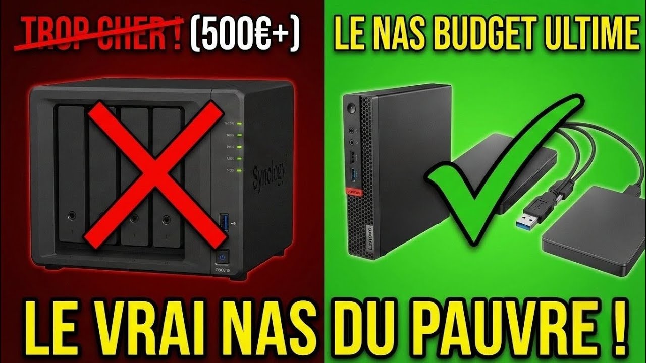 Transforme ton Mini PC en NAS  pour moins de 100€