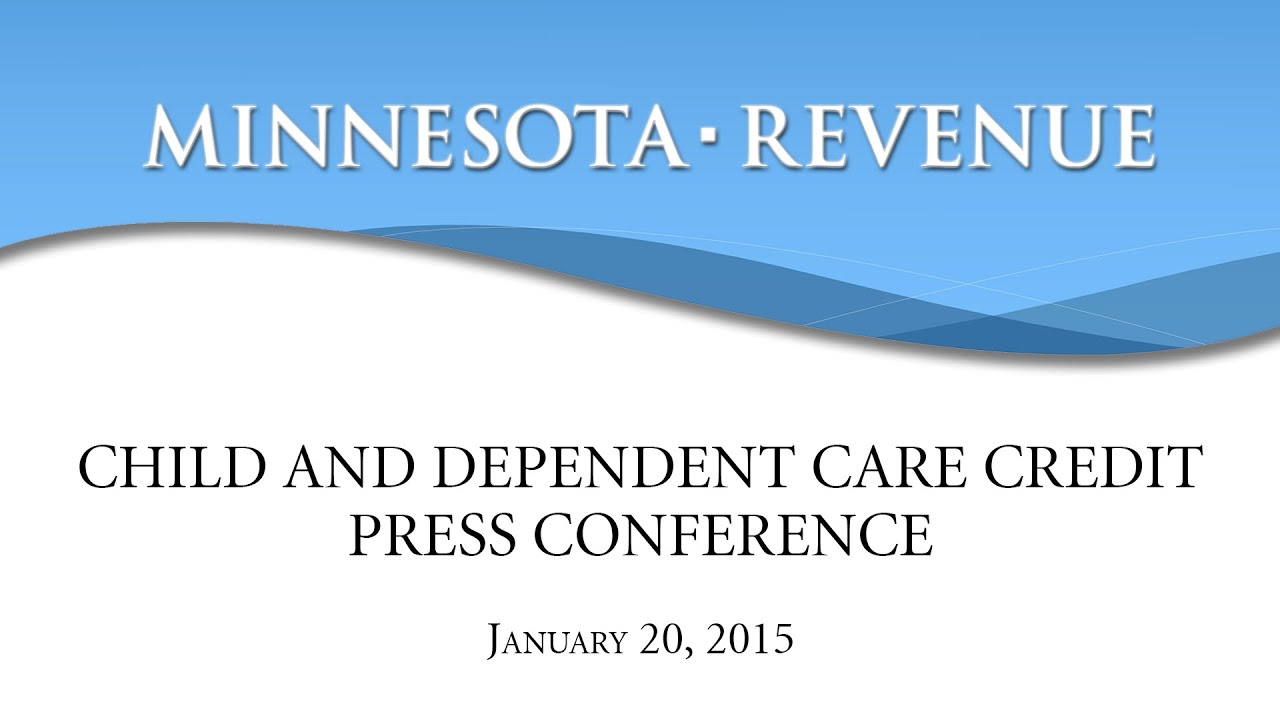 Child and Dependent Care Credit Press Conference - January 20, 2015