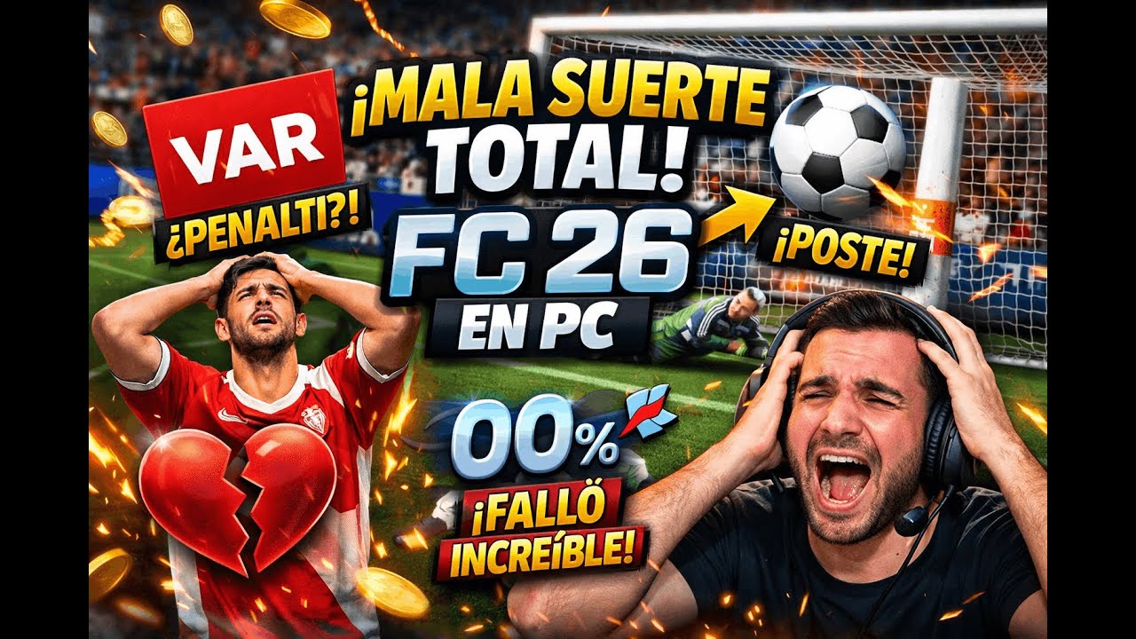 🎮 FC 26 en PC | ¡MALA SUERTE TOTAL! 😅