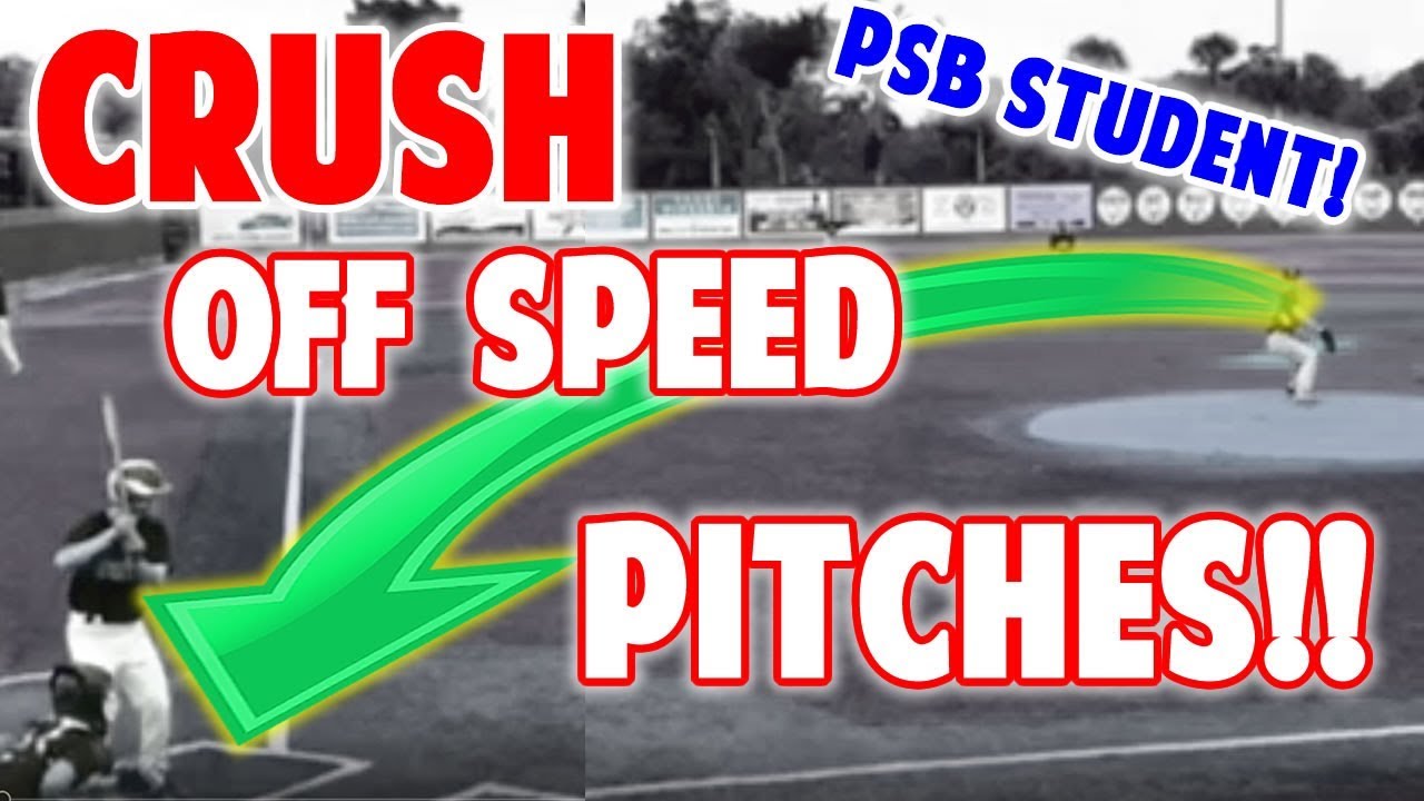 Simple Keys To Hit Off Speed Pitches PSB Student | Hitting Mechanics (Pro Speed Baseball)