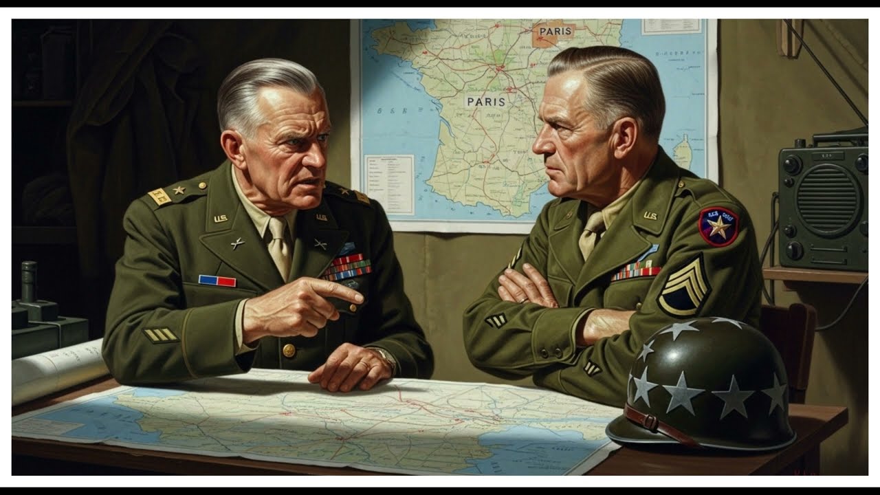 “No Brakes After Paris — Patton’s Relentless Push That Bradley Feared Would DESTROY the Front”
