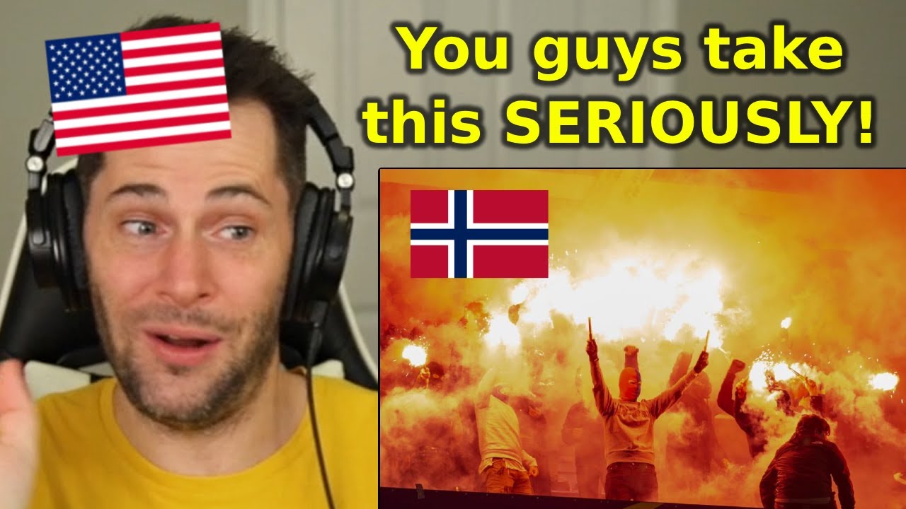 American Reacts to Norwegian Football Culture