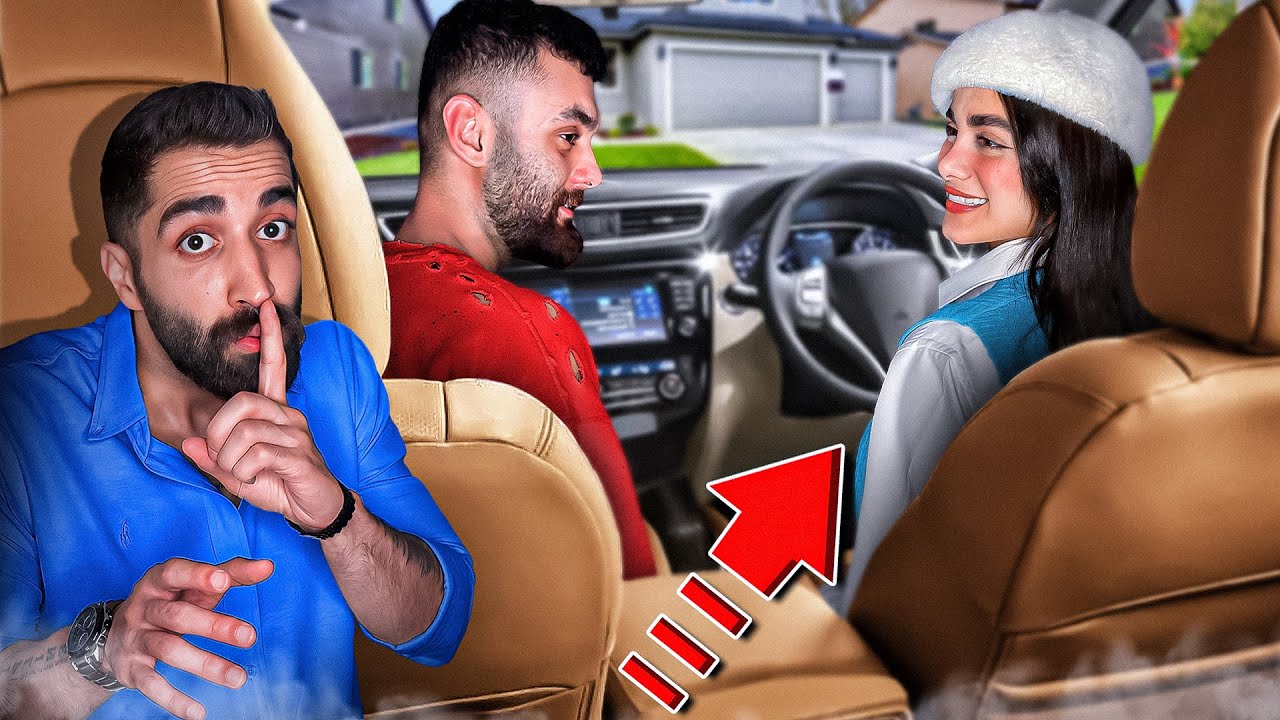 تو ماشین مریم قایم شدم تا مچشو بگیرم اما...😳
