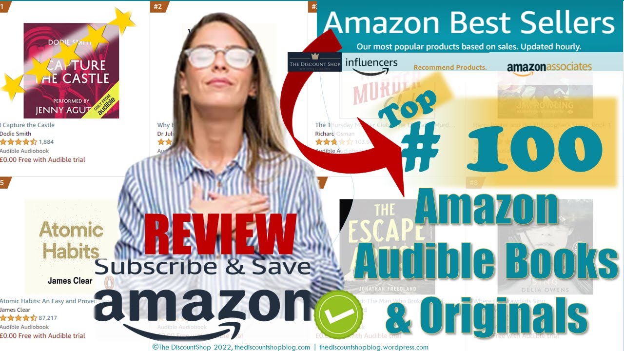 Top 100  Amazon Best Sellers in AMAZON Audible Books & Originals category  - Week 4&1 Jun/July 22