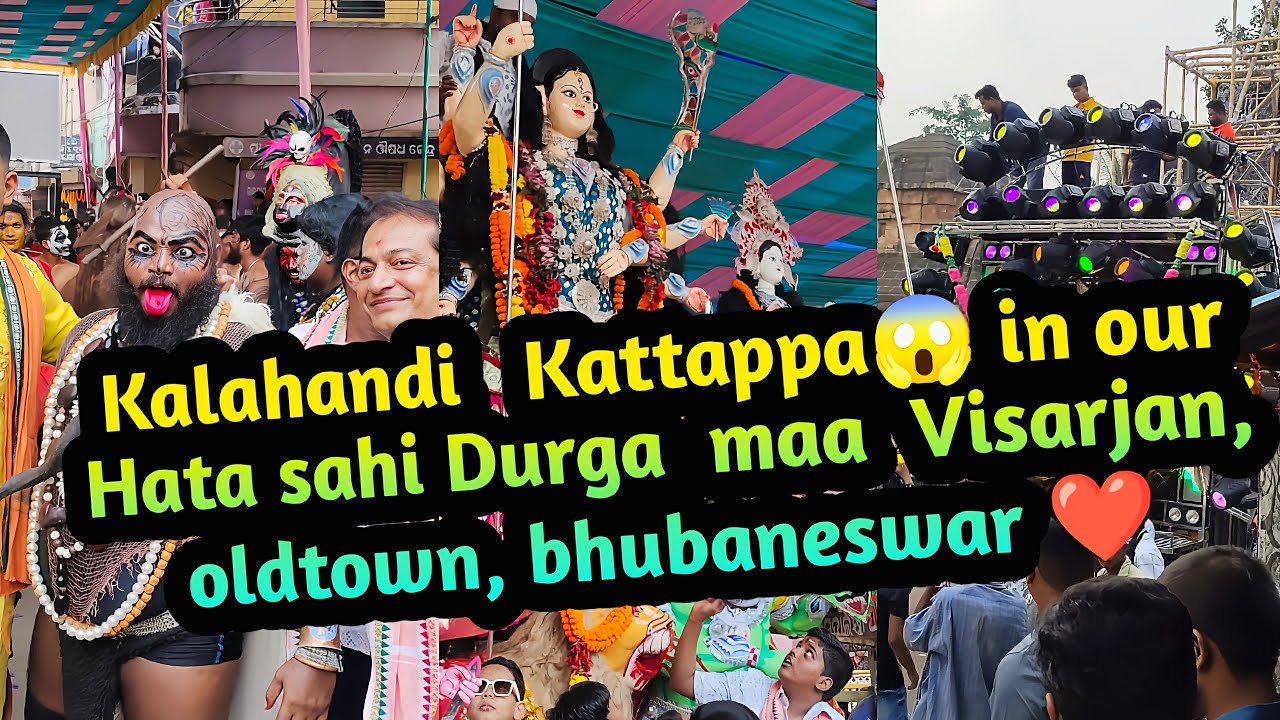 Kalahandi kattappa😱 in our Hata sahi Durga maa Visarjan Old town, bhubaneswar ❤️