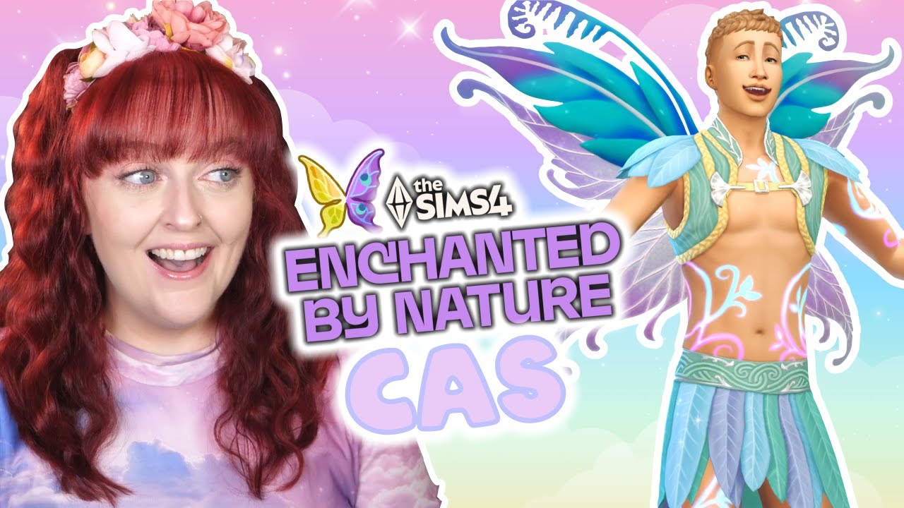 Can I Create a Sim using ONLY Enchanted by Nature? 🧚🏻‍♂️