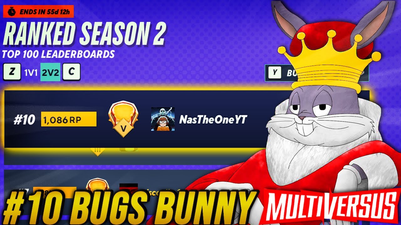 Ranked Is HERE And I'm The #10 Bugs Bunny In Multiversus 2v2s