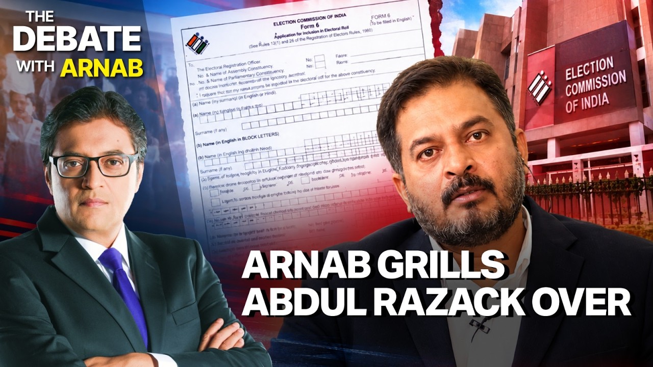 &bdquo;On nie wie&rdquo;: Arnab bierze w krzyżowy ogień Abdula Razacka w sprawie Formularza 6; Abhishek Shukl...