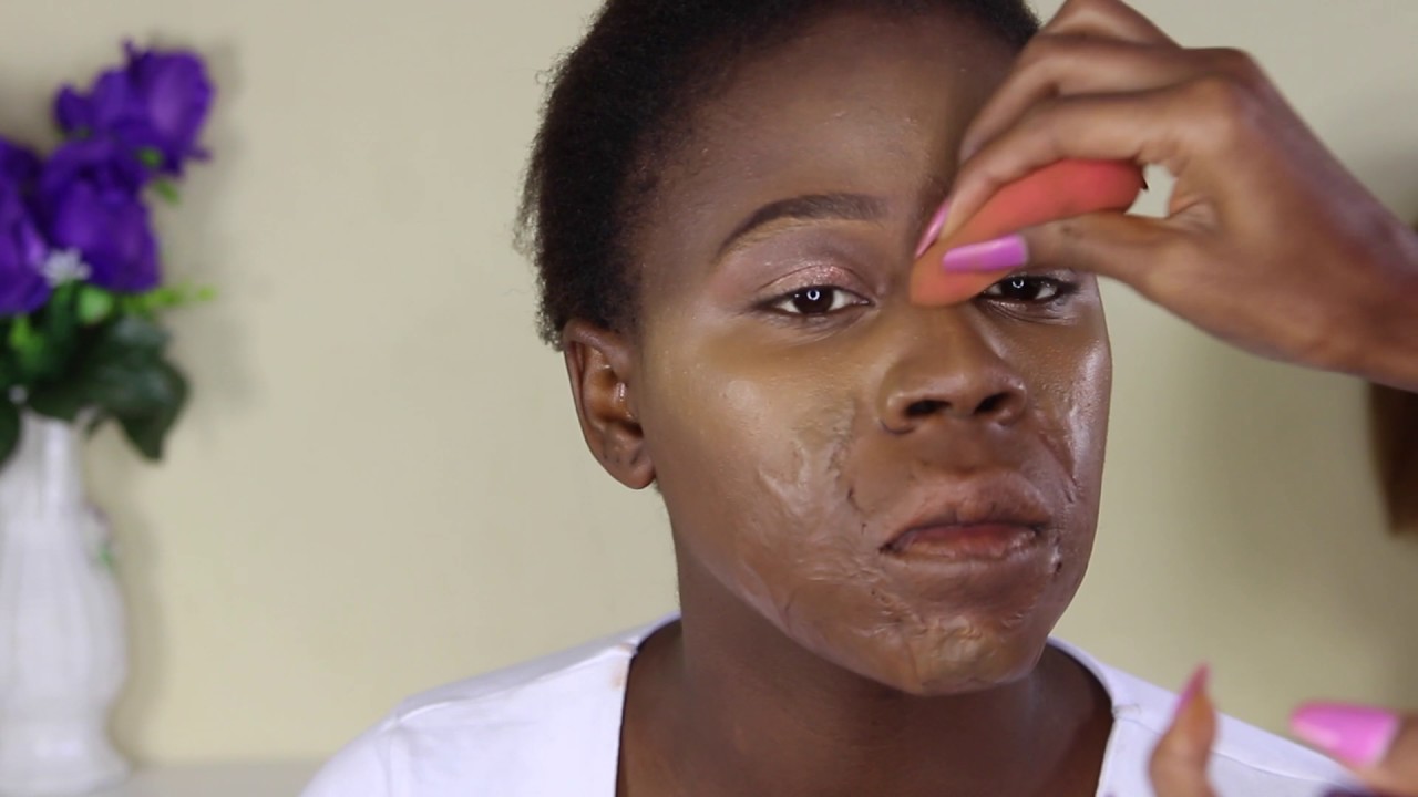 Power of make up || burn victim make over