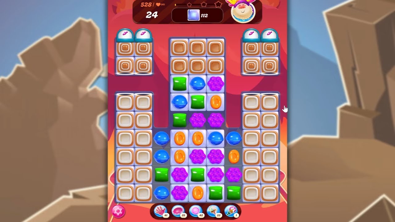 Candy Crush Saga LEVEL 528 NO BOOSTERS (new version)🐟☑️