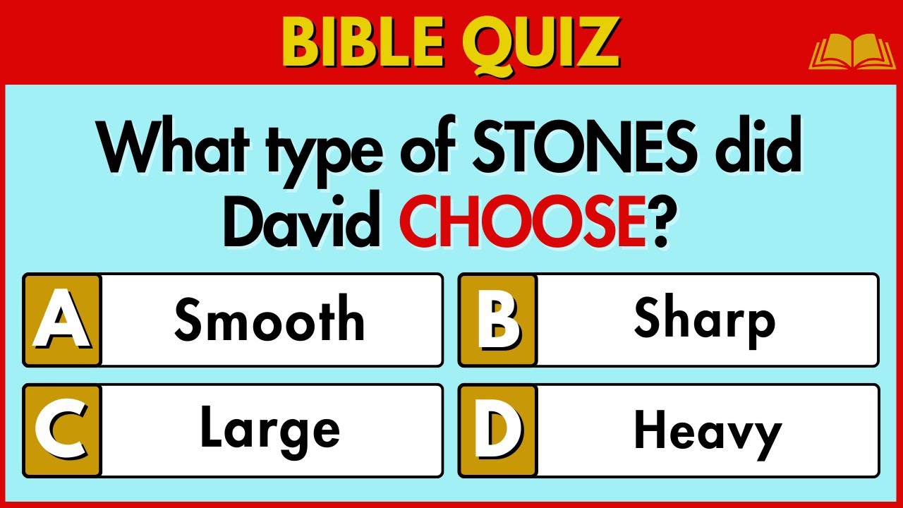 Hardest Bible Quiz: 25 BIBLE Weapons Questions | Slings and Stones Challenge!